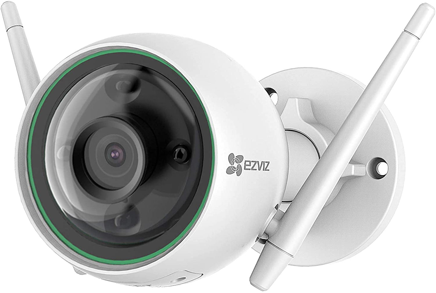 EZVIZ Color Night Vison, WiFi Security Camera Outdoor/Outside, Home Security Cameras, Surveillance Camera, No Subscription with IP67 Waterproof, Motion Detection, Audio Pick-Up, Alexa/Google, 512 SD