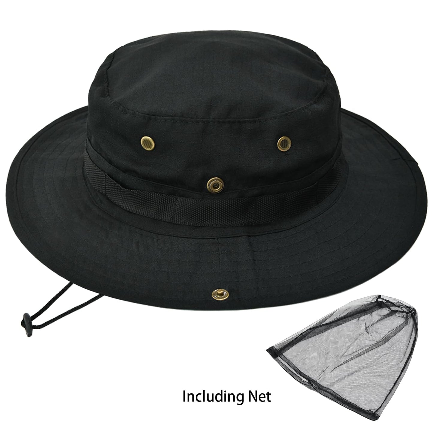 Sun Hats for Men Women Bucket Hat UPF 50+ Boonie Hat Foldable UV Protection Hiking Beach Fishing Summer Safari