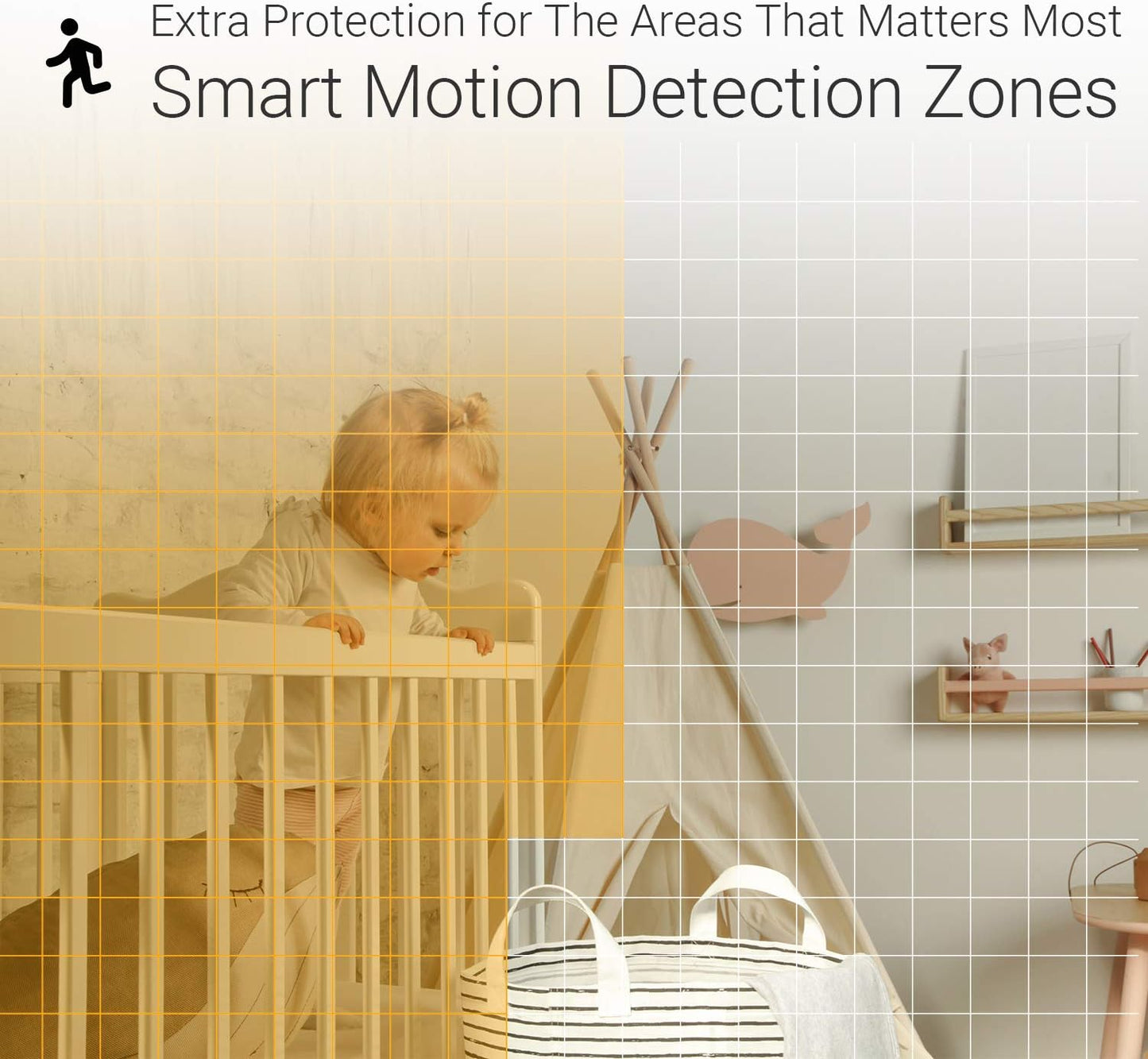 EZVIZ Indoor Security Camera 1080P WiFi Baby Monitor, Smart Motion Detection, Two-Way audio, 40ft Night Vision, Works with Alexa & Google Assistant(C1C)