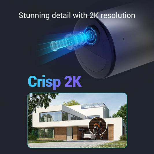 EZVIZ EB3 Battery Camera, 2K Resolution, Water Proof