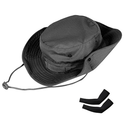 Sun Hats for Men Women Bucket Hat UPF 50+ Boonie Hat Foldable UV Protection Hiking Beach Fishing Summer Safari