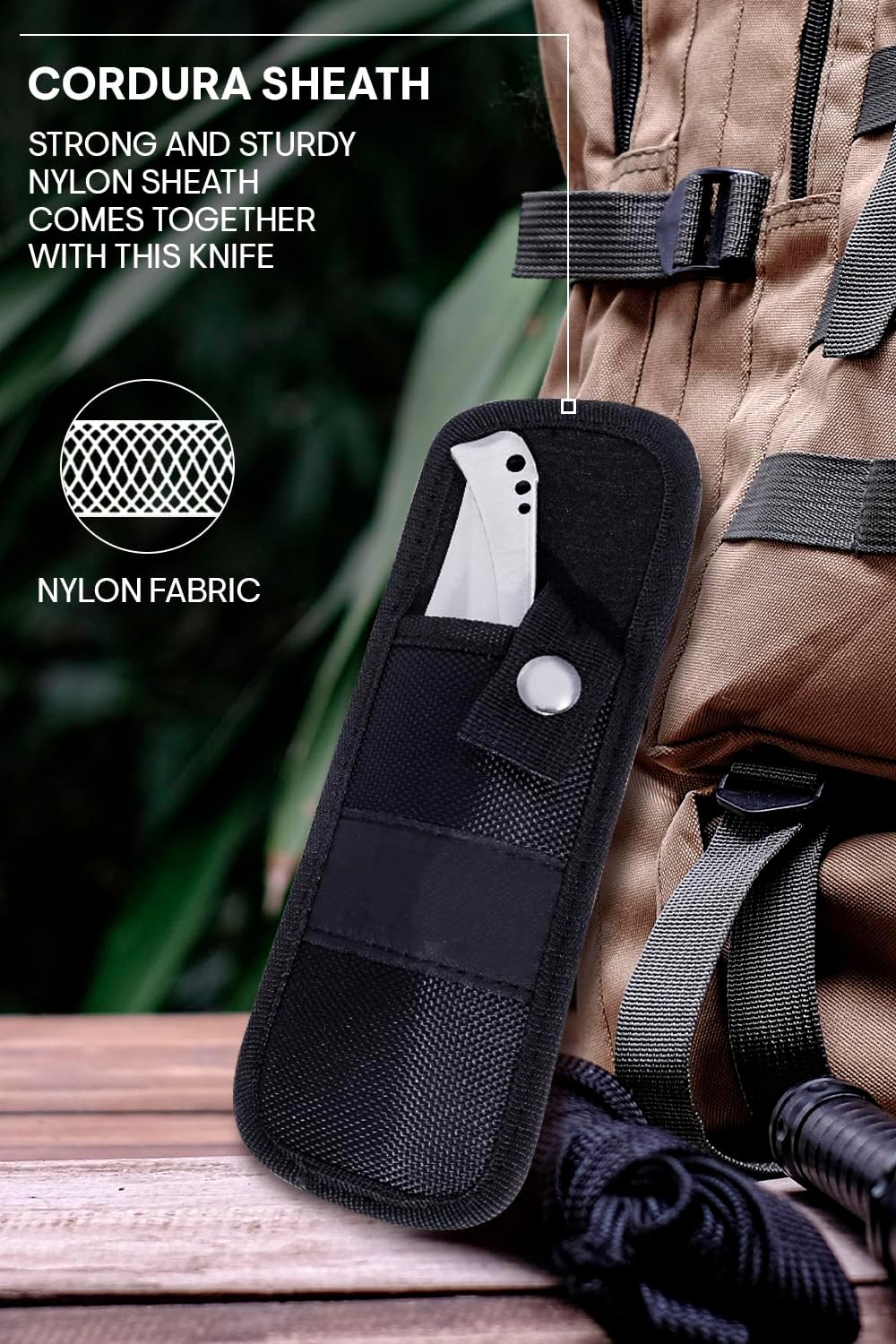 Long Blade Folding Knife - Sharp Hunting Hiking Camping Tactical Survival Work Knives for Men Women - Foldable Large Knife with Rosewood Handle - Fathers Gifts Idea - Mens Gift Ideas from Daughter, Son, Wife - Presents for Men 4172
