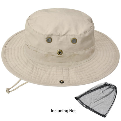 Sun Hats for Men Women Bucket Hat UPF 50+ Boonie Hat Foldable UV Protection Hiking Beach Fishing Summer Safari