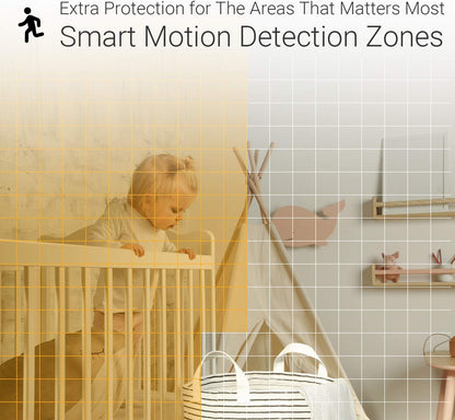 EZVIZ Indoor Security Camera 1080P WiFi Baby Monitor, Smart Motion Detection, Two-Way audio, 40ft Night Vision, Works with Alexa & Google Assistant(C1C)