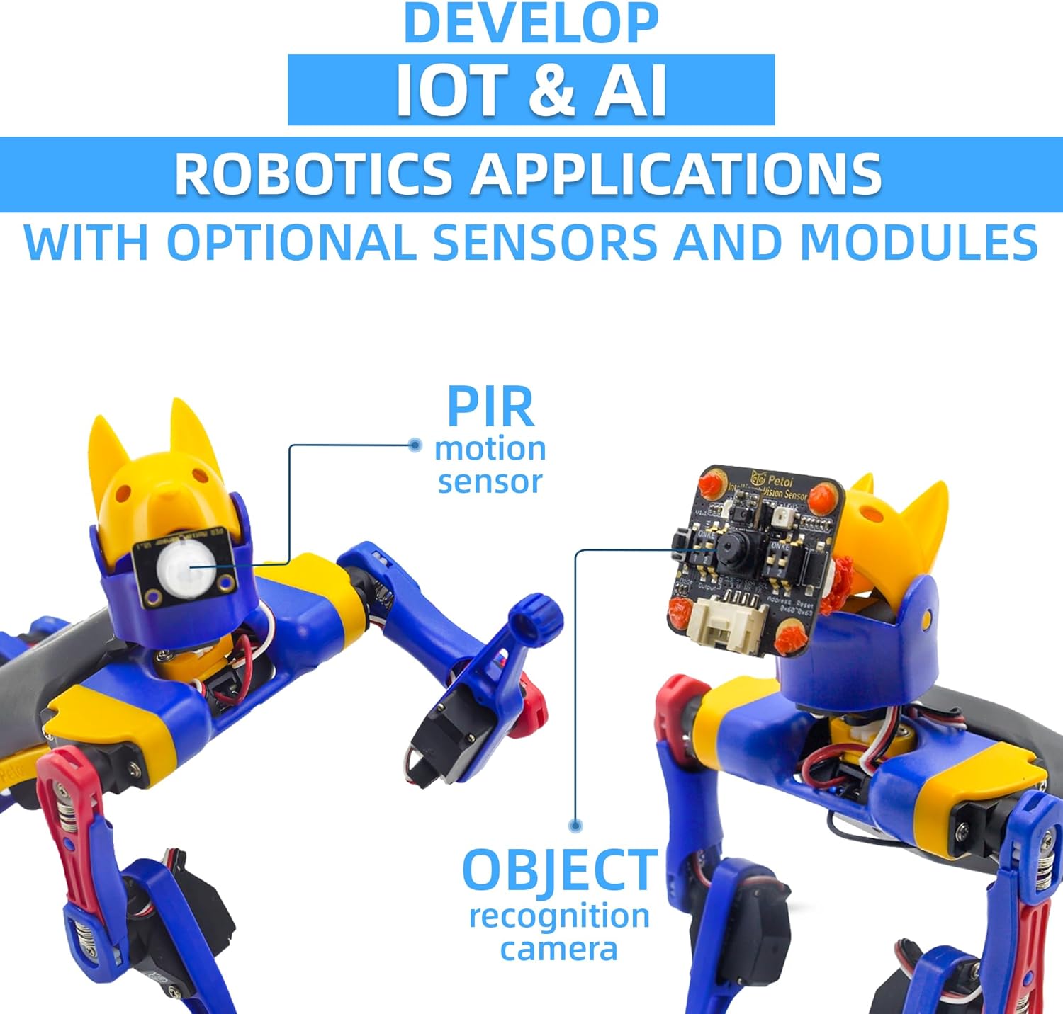 Robot Dog Bittle X V2 (Pre-Assembled) | Robotics Kit | Coding Smart Robot Kit, Voice Control, Programmable Quadruped Robot, Open Source, STEM & Robotics Education