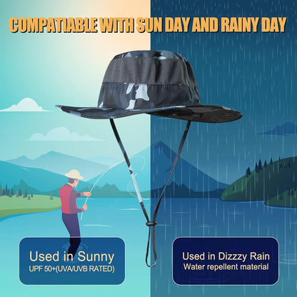 Fishing Hat,Sun Cap with UPF 50+ Sun Protection and Neck Flap,for Man and Women