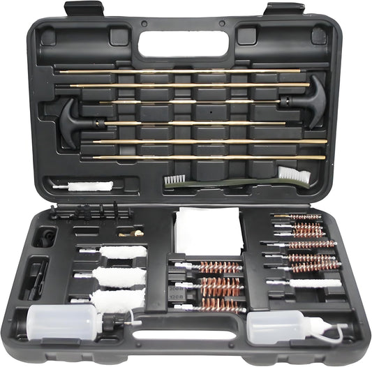 Gun Cleaning Kit Universal for Guns, Rifle Pistol Shotgun Handgun Cleaning Kit Universal Gun Cleaning Kit Gun Accessories Brushes for All Caliber Guns.