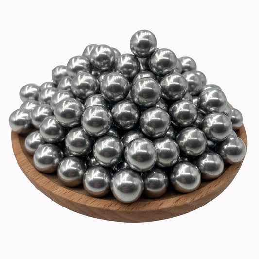 150 X 50 Cal Aluminum Balls, Hard 50 Cal Ammo Fits for Umarex T4E TR50/HDP50/HDR50, 2.8 Grams Reusable Solid Kinetic Projectiles Self Defense Paintball Balls for Target Practice