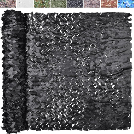 Camo Netting Camouflage Netting 20X20 10X20 10X10 Bulk Roll Burlap Camo Tarp Sunshade Net for Hunting Blind Military Dinosaur Birthday Theme Party Decoration Camping Shooting